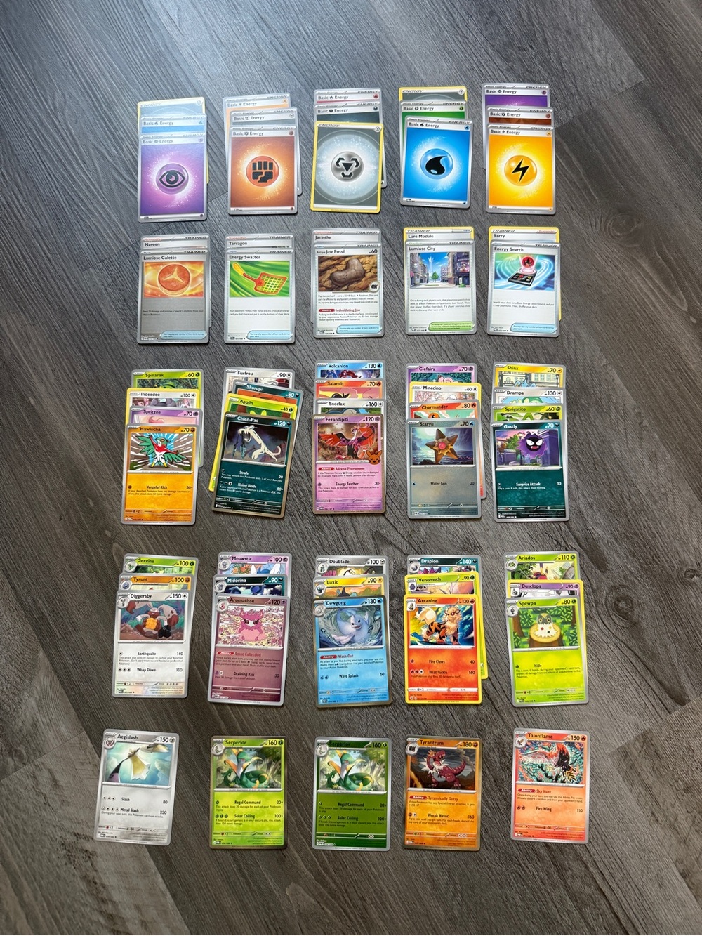 65 Pokémon Cards Assorted Stage 2 Stage 1 Basic Trainers
